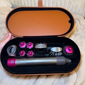 Dyson Airwrap MultiStyler and Dryer in Fuschia/Gray (Orig attachments + 3 extra)
